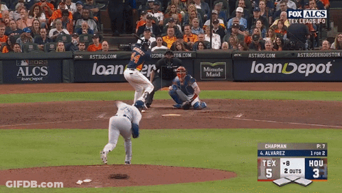 A Fox Alcs Broadcast Of A Baseball Game GIF
