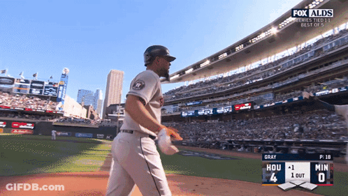 A Fox Alds Baseball Game Is Being Played GIF