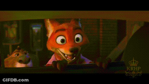 A Fox And A Sloth Are Sitting In A Car And Looking Out The Window . GIF