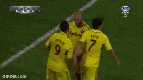 A Fox Crew Live Broadcast Of A Soccer Game With The Mls Logo GIF
