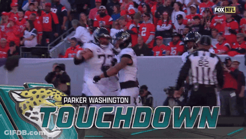 A Fox Nfl Advertisement For A Football Game Between The Washington Jaguars And The Buffalo Bills GIF