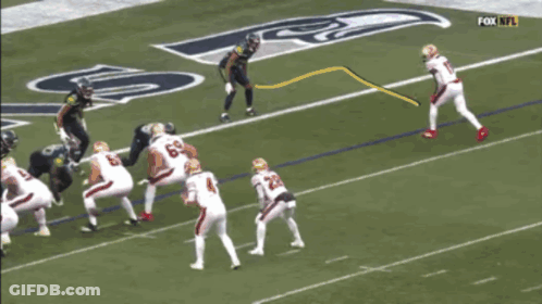 A Fox NFL Football Game Is Being Played GIF