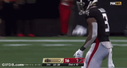 A Fox NFL Football Game Is Being Played GIF