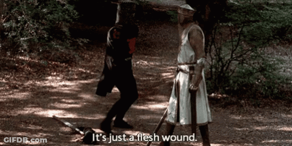 A Fresh Wound Monty Python Run Away GIF