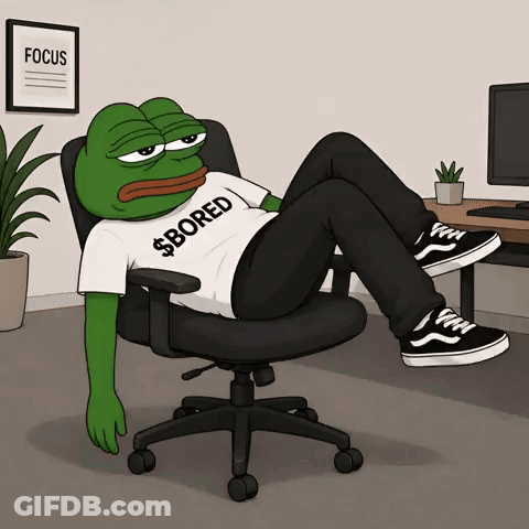 A Frog Wearing A Shirt That Says $ Bored GIF
