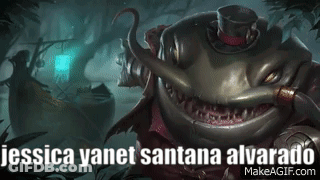 A Frog Wearing A Top Hat With The Name Jessica Yanet Santana Alvarado On It GIF