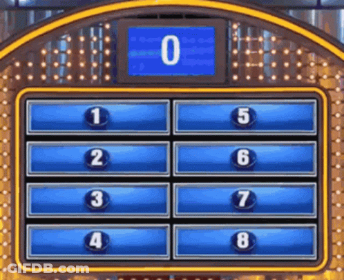 A Game Board With Buttons And Numbers On It And A Scoreboard . GIF