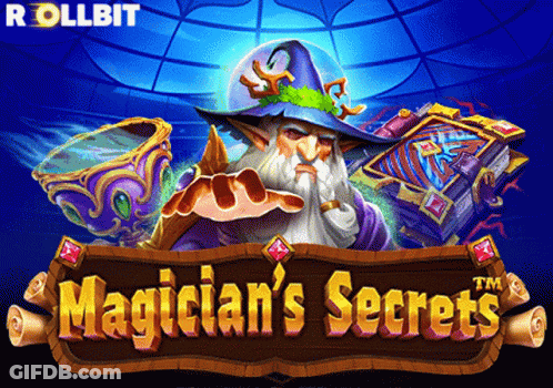 A Game Called Magician 'S Secrets With A Wizard On The Screen GIF