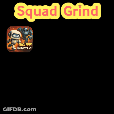 A Game Called Squad Grind Is Being Played On A Computer GIF