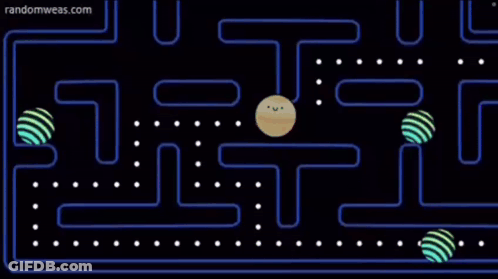 A Game Over Screen Is Displayed On A Computer Screen GIF