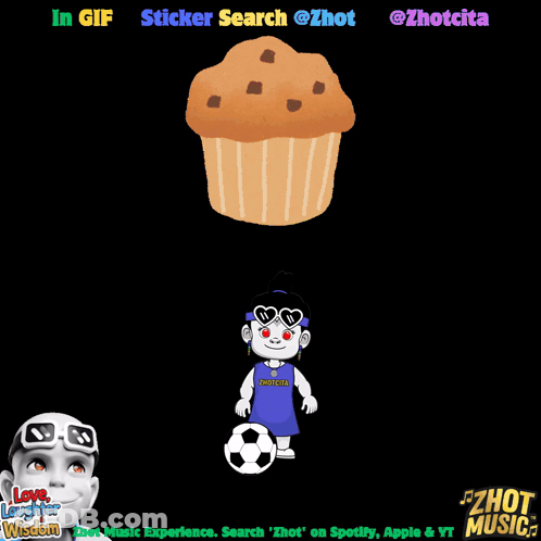 A GIF Of A Muffin With The Words In GIF Sticker Search @Zhot And @Zhotcita GIF