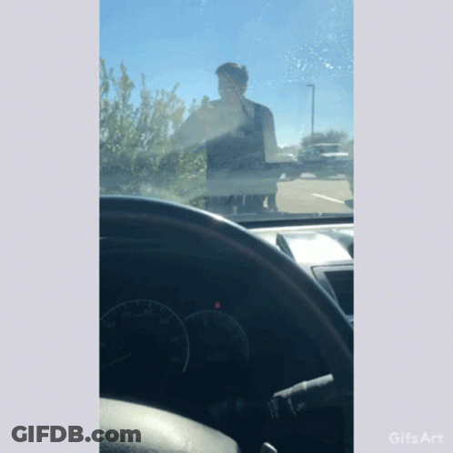 A Gif Of A Person In A Car With The Words Gifs Art On The Bottom Right GIF