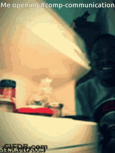 A Gif Of A Person Opening A Comp-Communication Box GIF