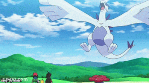 A Gif Of A Pokemon Flying Through The Air With Imgflip.com Written Below It GIF