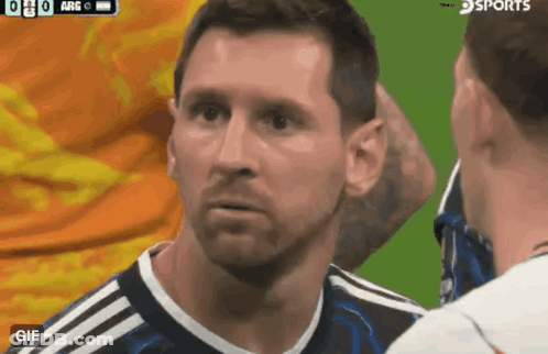 A Gif Of A Soccer Player Is Being Displayed On A Screen GIF