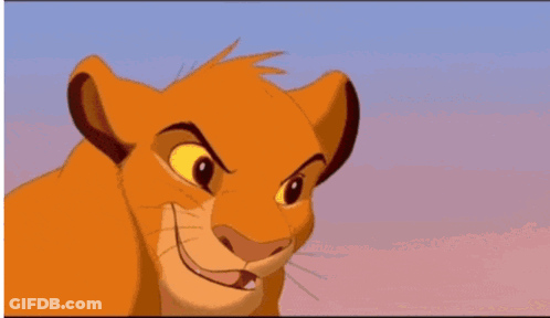 A Gif Of Two Lion Cubs From The Lion King Fighting GIF