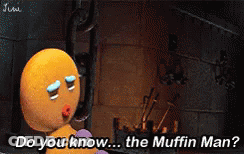 A Gingerbread Man Is Asking Do You Know The Muffin Man .. GIF