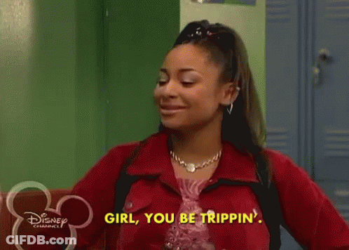 A Girl From Disney Channel Is Talking About Being Trippin GIF