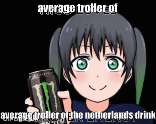 Girl Holding Monster Energy Drink GIF