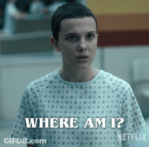 A Girl In A Hospital Gown Says Where Am I Netflix GIF