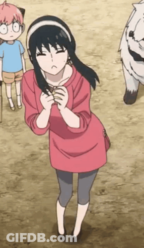 A Girl In A Pink Dress Is Standing In Front Of A Tiger GIF