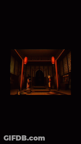 A Girl In A Pink Kimono Holds Her Hair In A Braid GIF