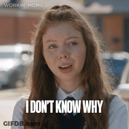 A Girl In A School Uniform Says I Do N't Know Why GIF