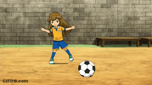 A Girl In A Yellow Shirt With The Letter U On It GIF