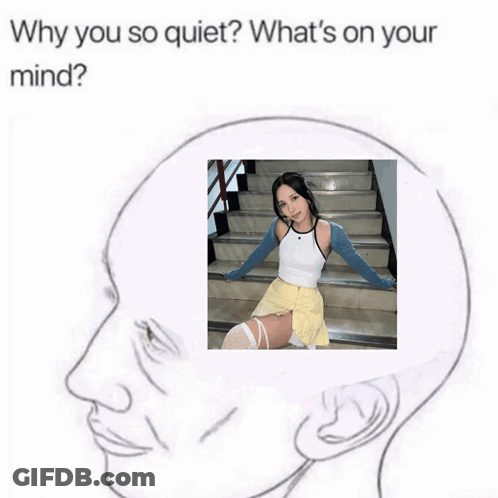 A Girl Is Sitting On A Set Of Stairs With The Words I Am Obsessed With Above Her GIF