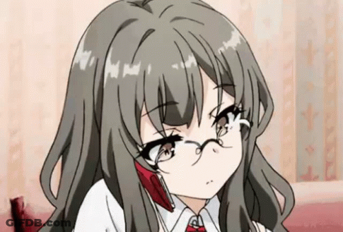 A Girl Is Talking On A Cell Phone And Crying . GIF