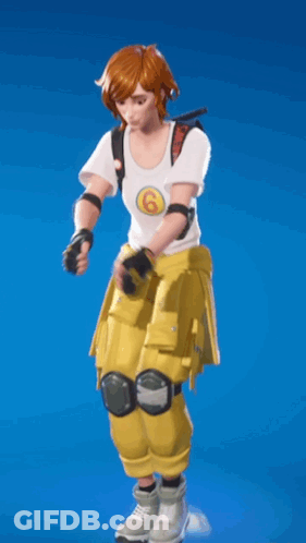 A Girl Is Wearing A White Shirt That Says News On It GIF