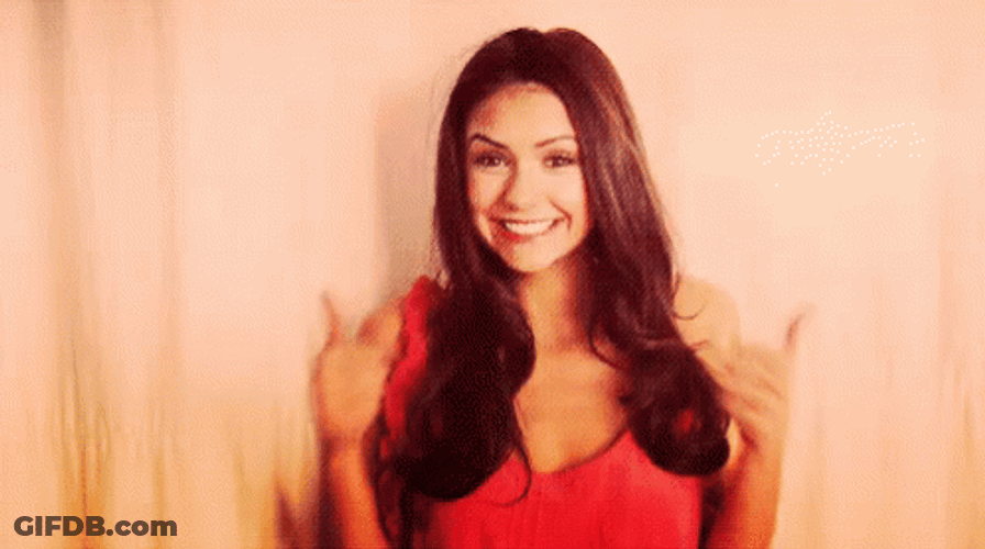 A+ Girl Thumbs Up GIF