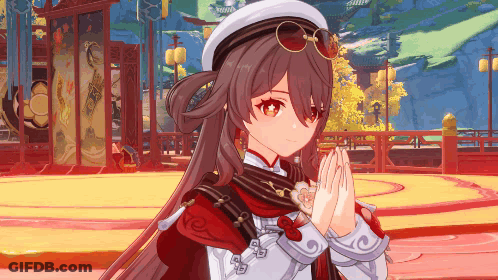 A Girl Wearing A Hat And Sunglasses Is Praying GIF