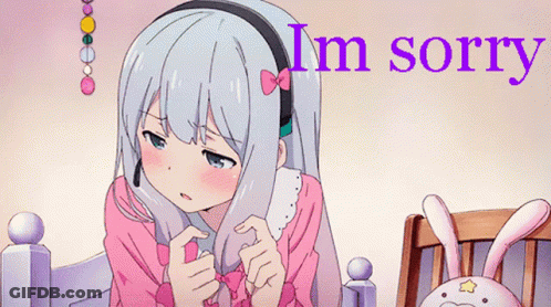 A Girl Wearing A Headset With The Word What Written Above Her GIF