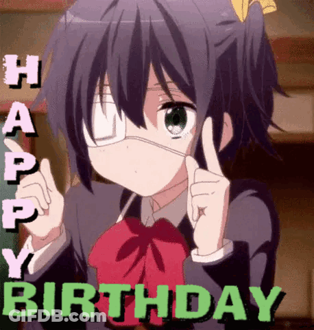 A Girl With A Bandage On Her Eye Is Wearing A School Uniform And Giving A Thumbs Up . GIF