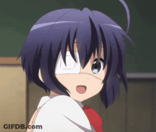 A Girl With A Bandage On Her Left Eye GIF