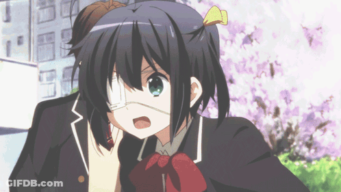 A Girl With A Bandaged Eye Is Talking On A Cell Phone GIF