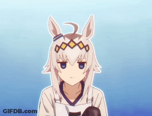 A Girl With A Crown On Her Head Is Wearing A Number 7 GIF