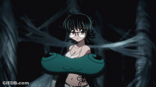 A Girl With A Spider Tattoo On Her Stomach GIF