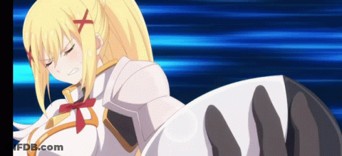 Girl With Blonde Hair And Red Bow GIF