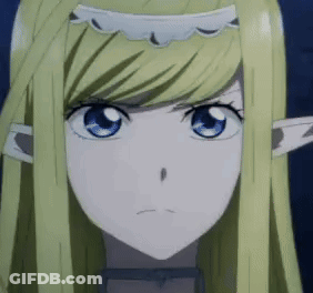 A Girl With Blonde Hair And Blue Eyes Is Wearing A White Tiara GIF