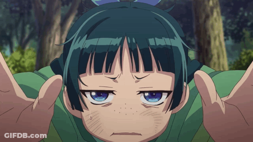 Girl With Blue Eyes Making Funny Face GIF