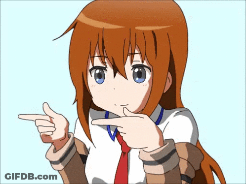 A Girl With Brown Hair And Blue Eyes Is Giving A Thumbs Up Sign GIF