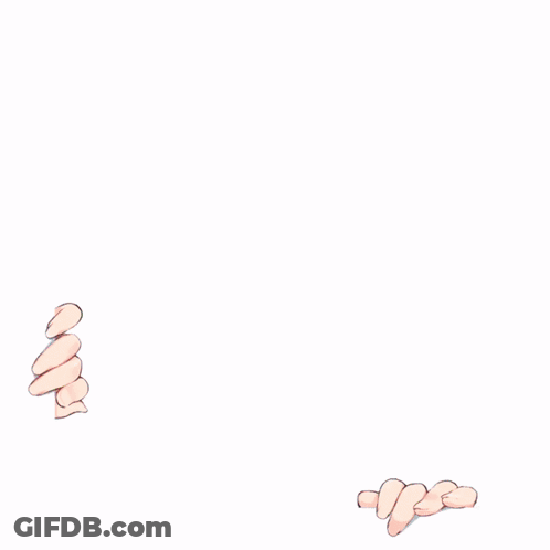 A Girl With Green Hair And A Flower On Her Head GIF