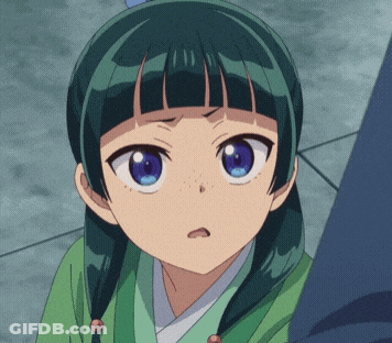 Green Hair Girl Looking Surprised GIF