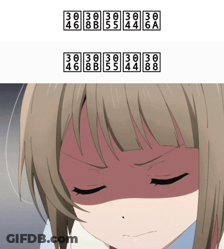 A Girl With Her Eyes Closed Has The Number 30 Written On Her Face GIF