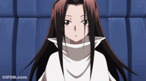 A Girl With Long Brown Hair Is Wearing A White Shirt GIF