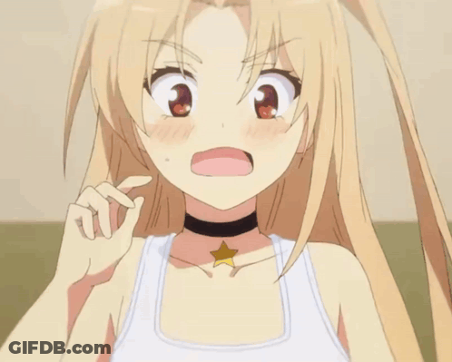A Girl With Long Hair And A Choker Around Her Neck GIF