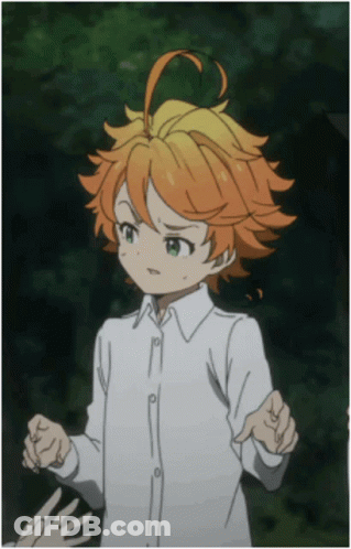 A Girl With Orange Hair And A White Shirt GIF