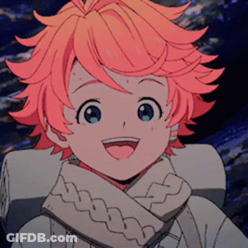 A Girl With Orange Hair And Blue Eyes Is Wearing A White Scarf Around Her Neck GIF